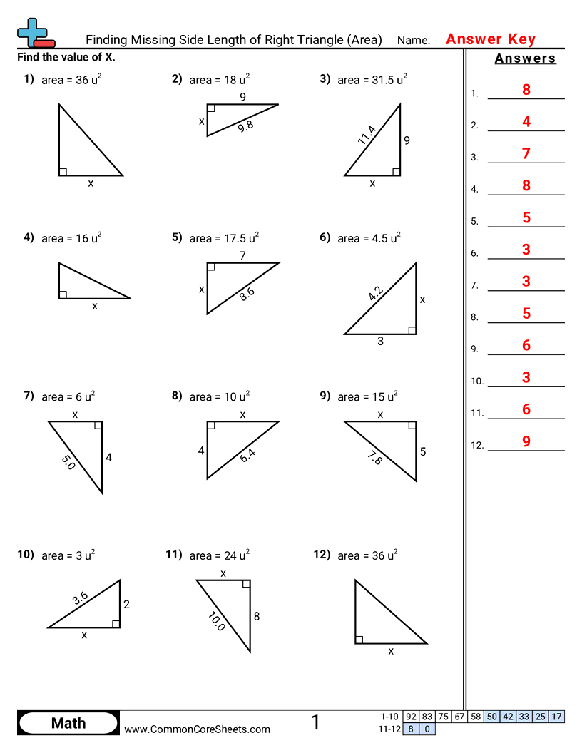 Area & Perimeter Worksheets - finding-missing-side-length-of-rectangle-with-decimals worksheet