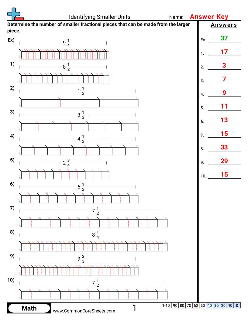 Volume Worksheets - finding-smaller-units worksheet