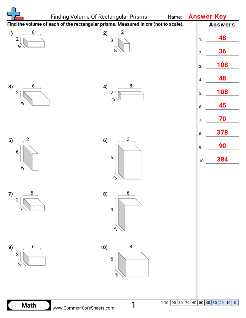 Volume Worksheets - finding-volume-of-rectangular-prisms worksheet
