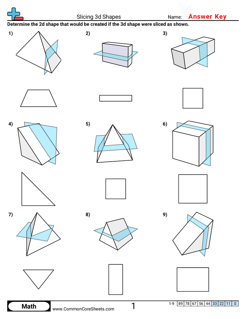 Shapes Worksheets - slicing-3d-shapes worksheet